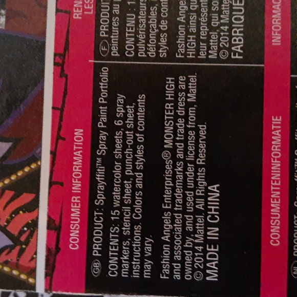 Monster High Activity Book Bundle: Sprayffiti Art and Doodle Book - Picture 5 of 16